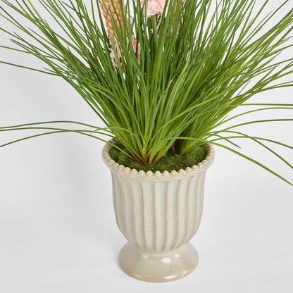 Pink Foxtail Arrangement Taupe