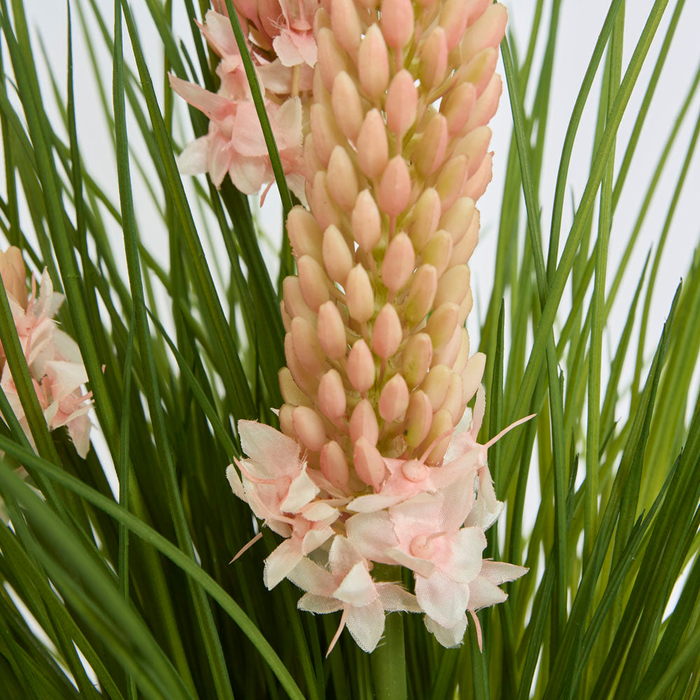 Pink Foxtail Arrangement Taupe
