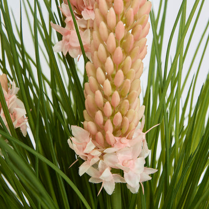 Pink Foxtail Arrangement Taupe