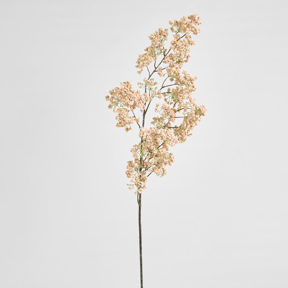 Berry Branch Stem 109cm Peach