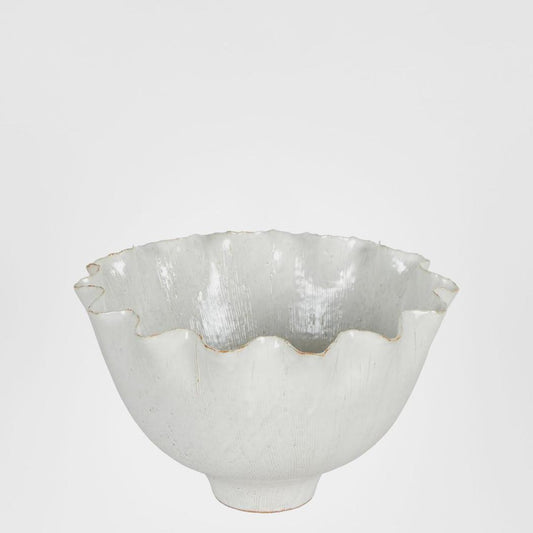 Flora Ceramic Bowl White