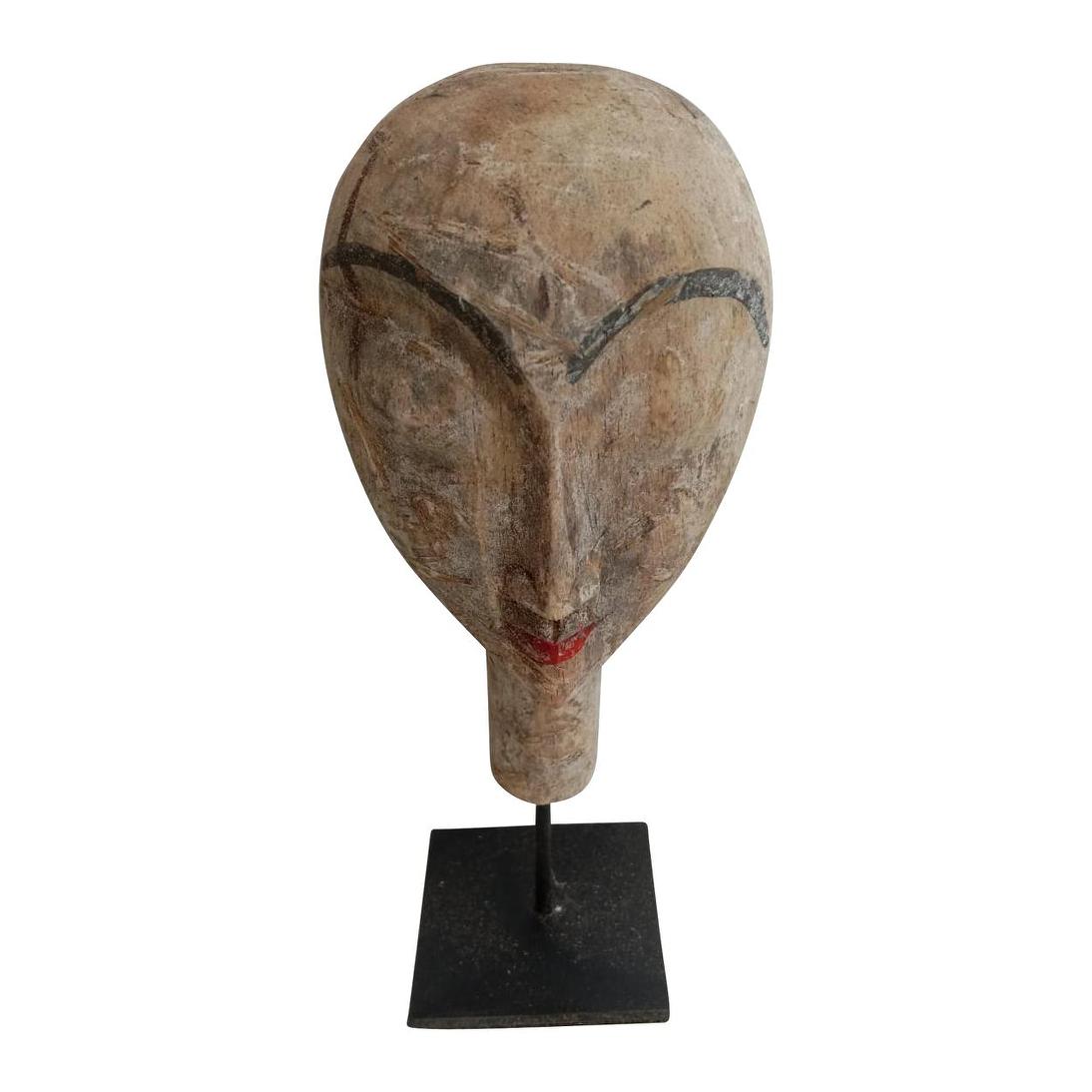 Gundul Mask on Stand Large