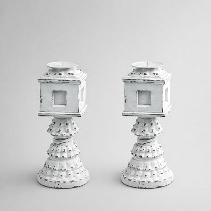 Decorative Wooden Candle Holder B