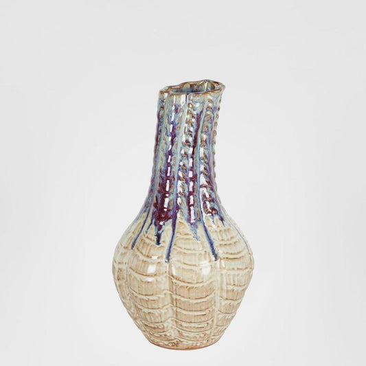Afina Ceramic Vase Blue