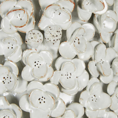Ella Ceramic Flower Vase Large White