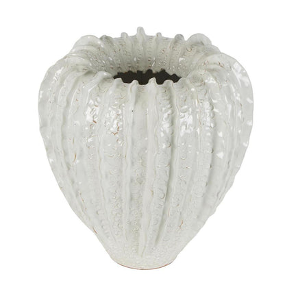 Lufa Vase White 34X34X35cm – Florabelle Living
