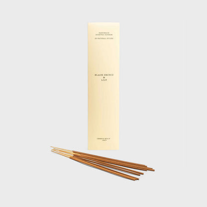 Black Orchid & Lily 20 Incense 9" Sticks