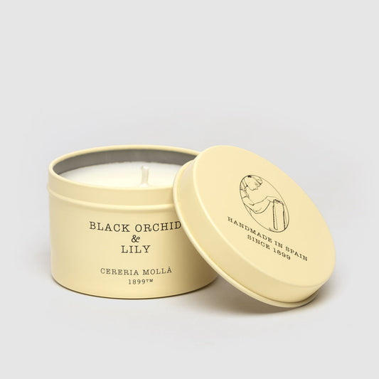 Shot Glass Candle Black Orchid & Lily