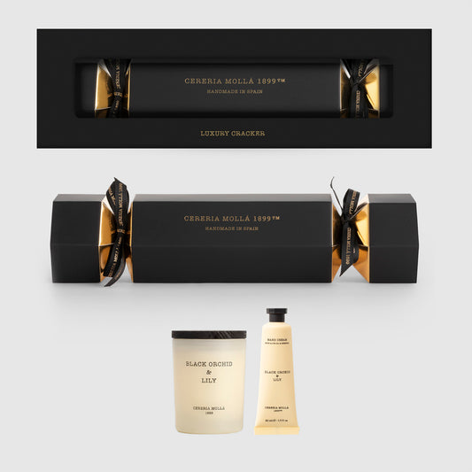 Black Orchid & Lily Christmas Cracker