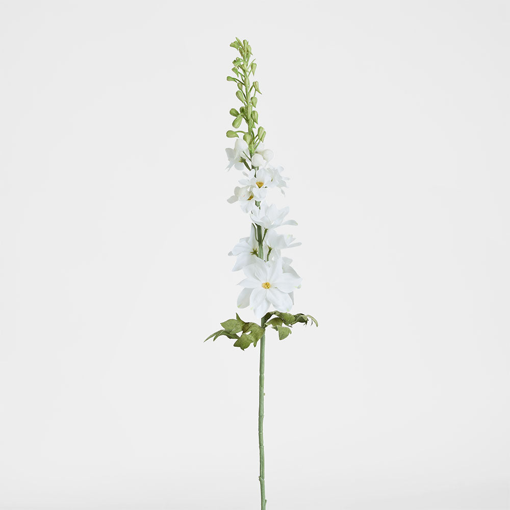 Delphinium Flower Stem 88cm White