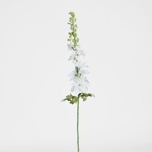 Delphinium Flower Stem 88cm White