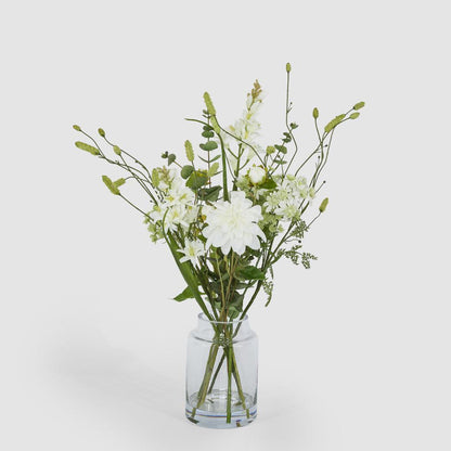 Dahlia Eucalyptus Mixed Arrangement in Vase 60cm