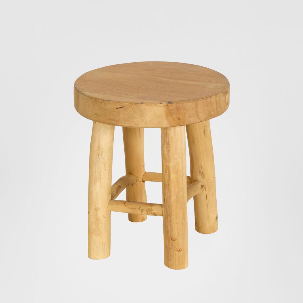 Stool Teak Natural
