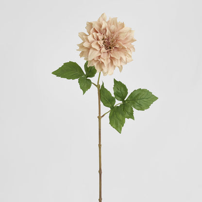 Dried Look Dahlia Stem Large 61cm Light Pink