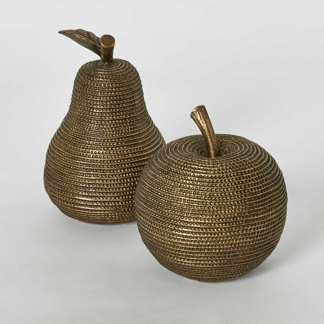 Apple Sculpture Bronze