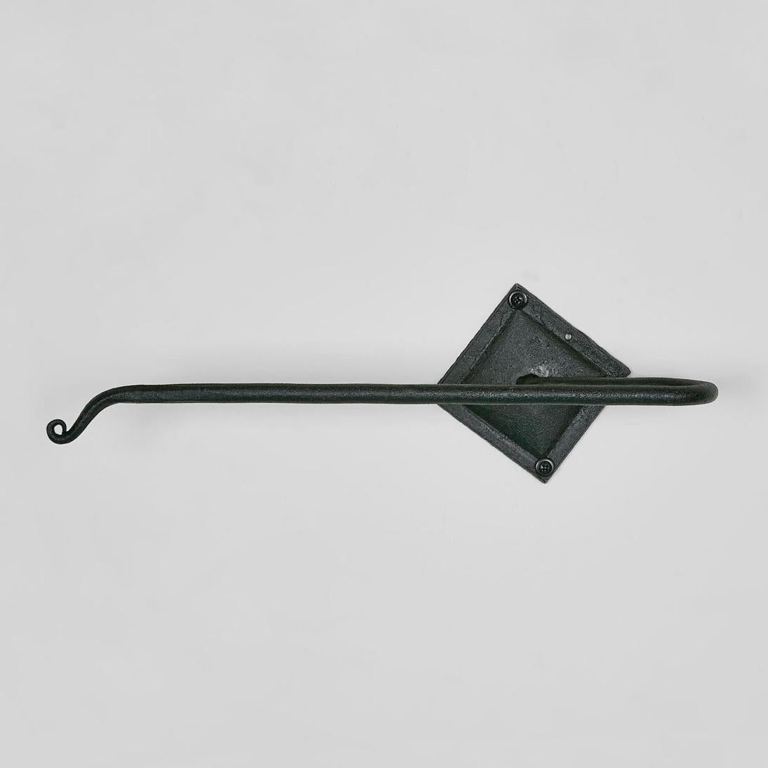 Towel Holder Long Black
