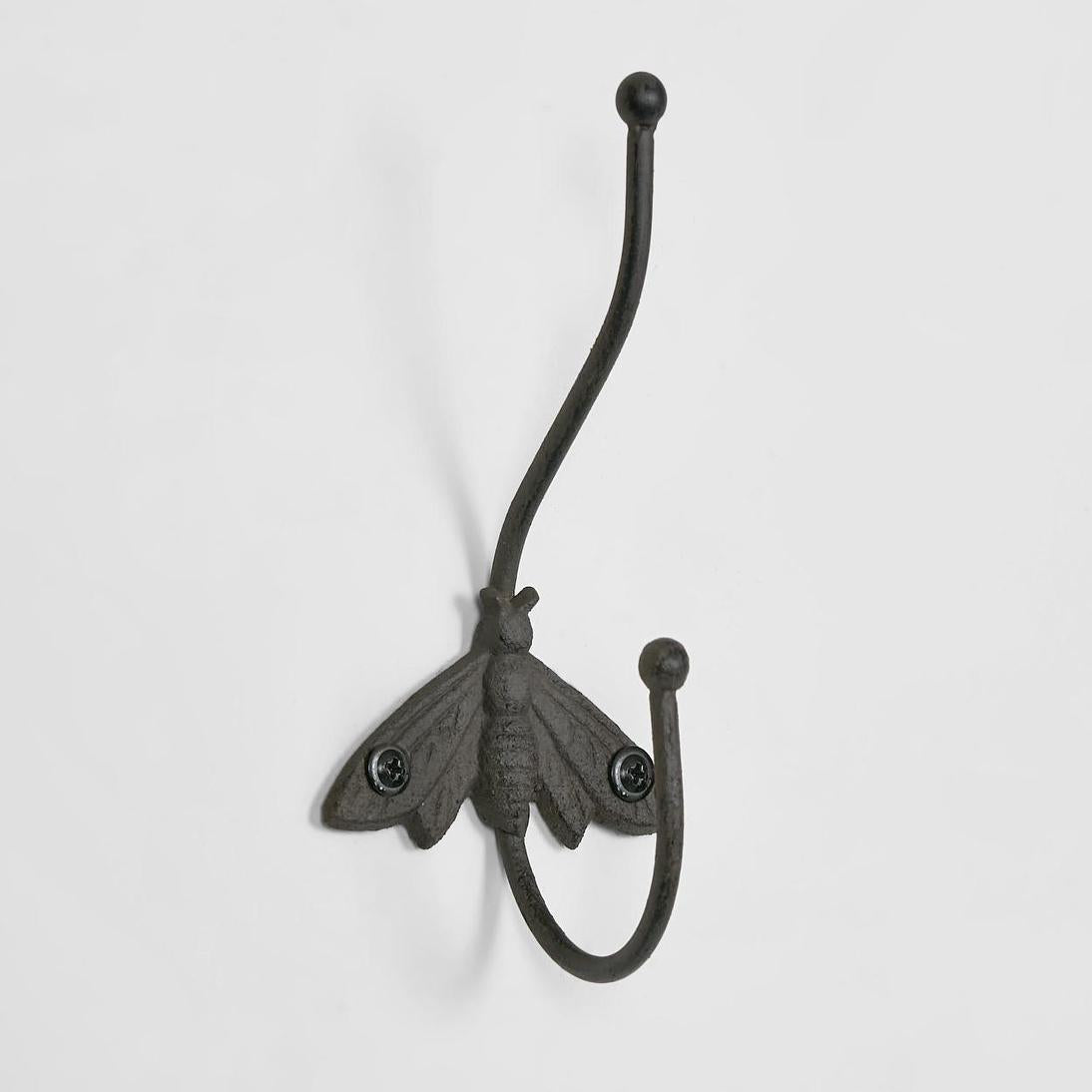Bee Wall Hook Brown