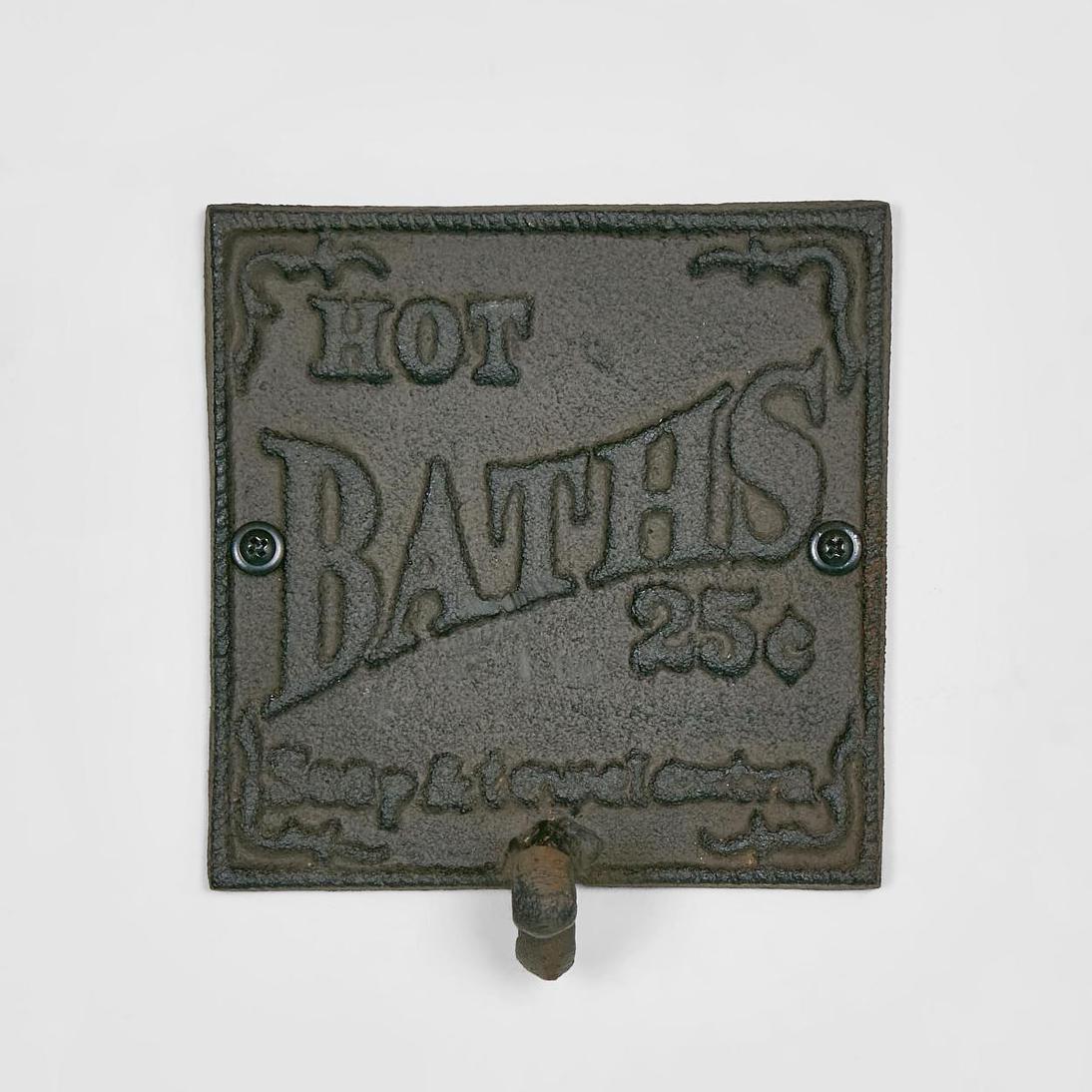Hot Bath Plaque Brown