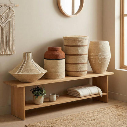 Merapi Woven Basket Natural