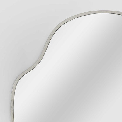 Dune Organic Mirror Small White