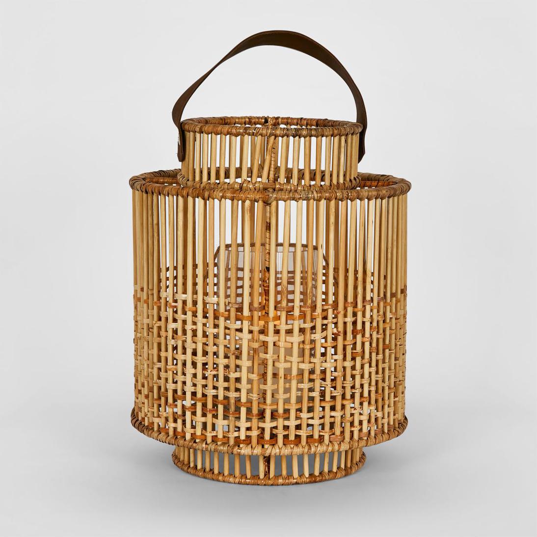 Kyra Rattan Lantern Large Natural