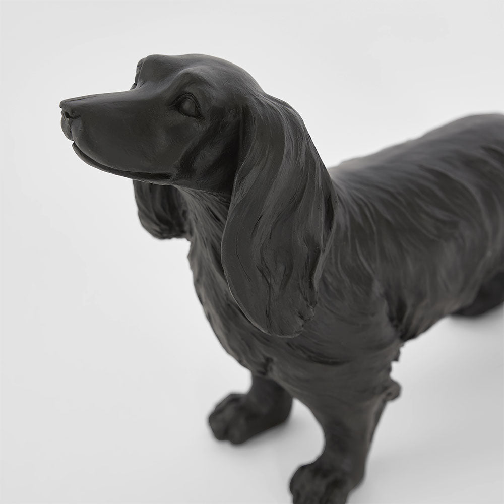 Coco Dachshund  Sculpture Black