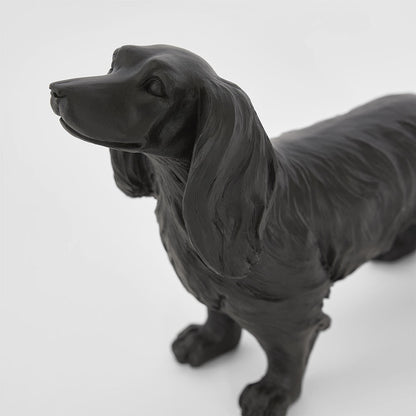 Coco Dachshund  Sculpture Black