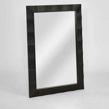 Facet Rectangle Mirror 60x90cm Black