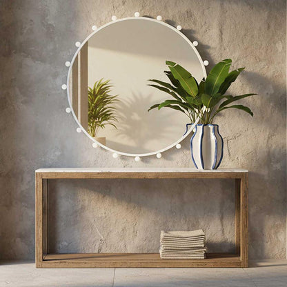 Argo Outdoor Mirror 90cm White