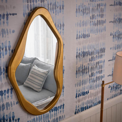 Aria Form Mirror 62x100cm Gold