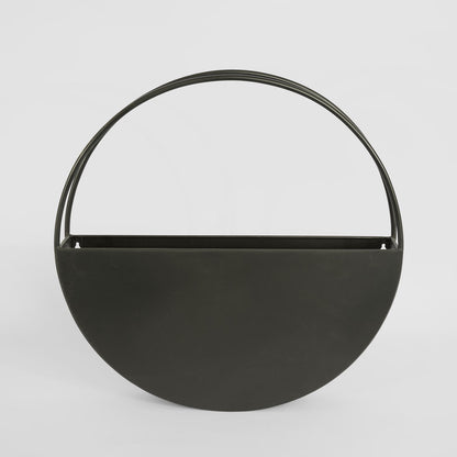 Opal Outdoor Wall Planter Large 60cm Black