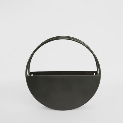 Opal Outdoor Wall Planter Small 40cm
 Black