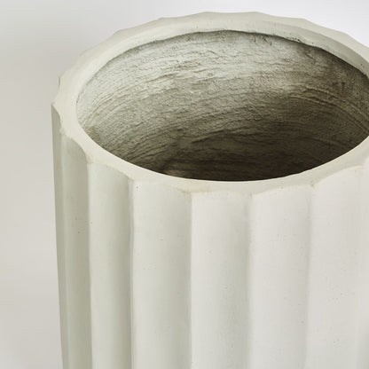 Ripple Planter Set of 2 White
