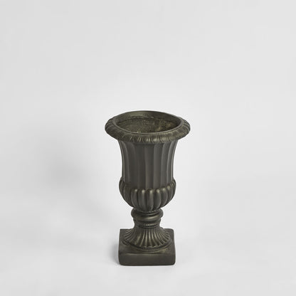 Rosette Urn Black