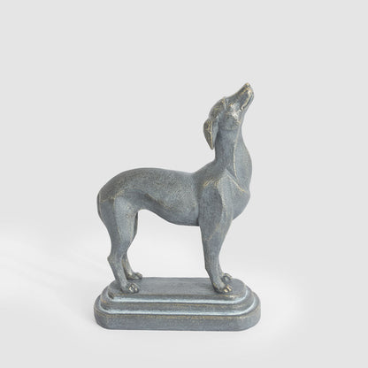 Lino Dog Sculpture Black
