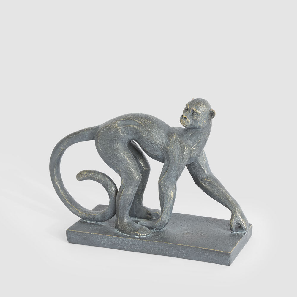 Caesar  Monkey Sculpture Black