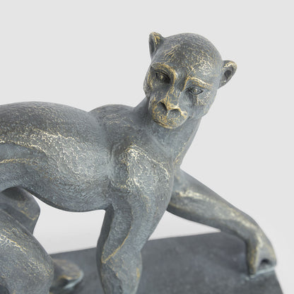 Caesar  Monkey Sculpture Black