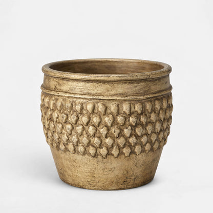 Irsi Round Pot Antique Ochre