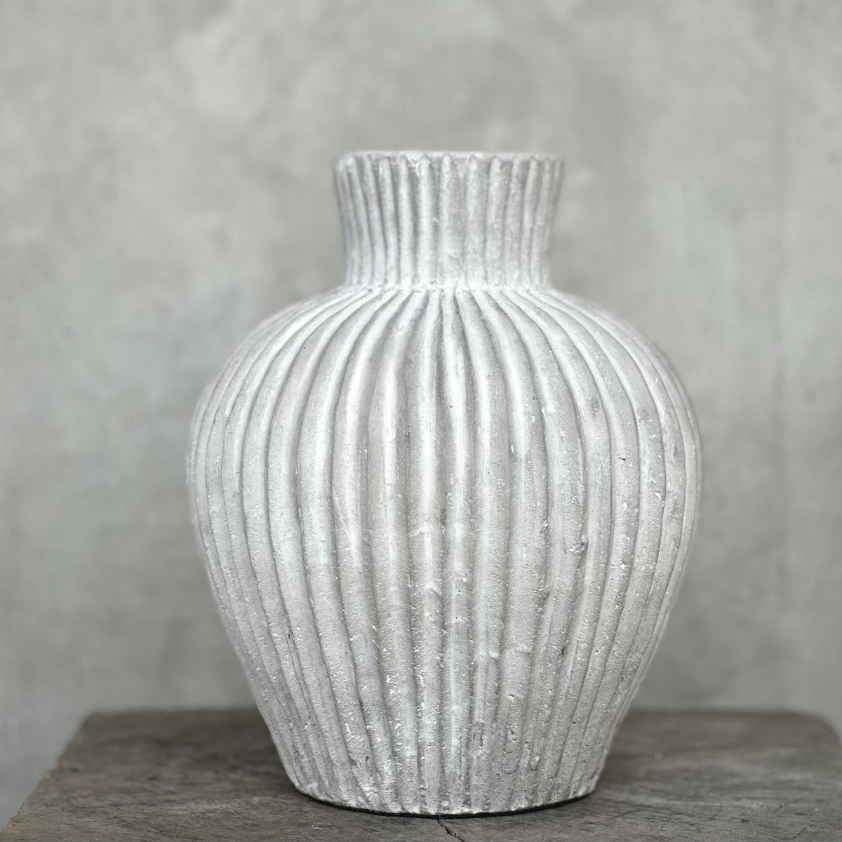 Dawa Vase Dusty White