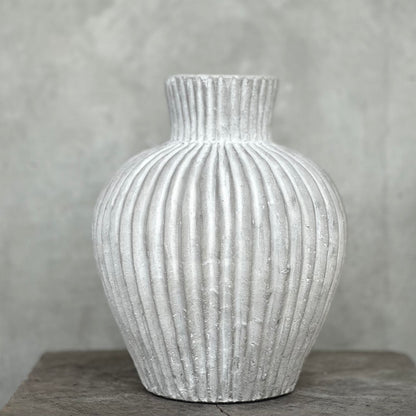 Dawa Vase Dusty White