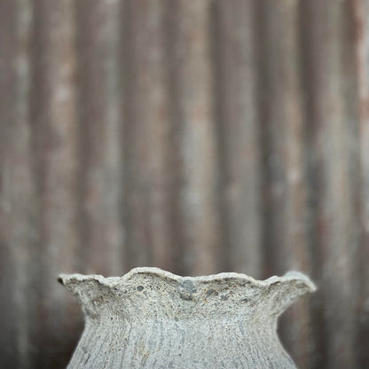 Gali Wave Vase Dusty White