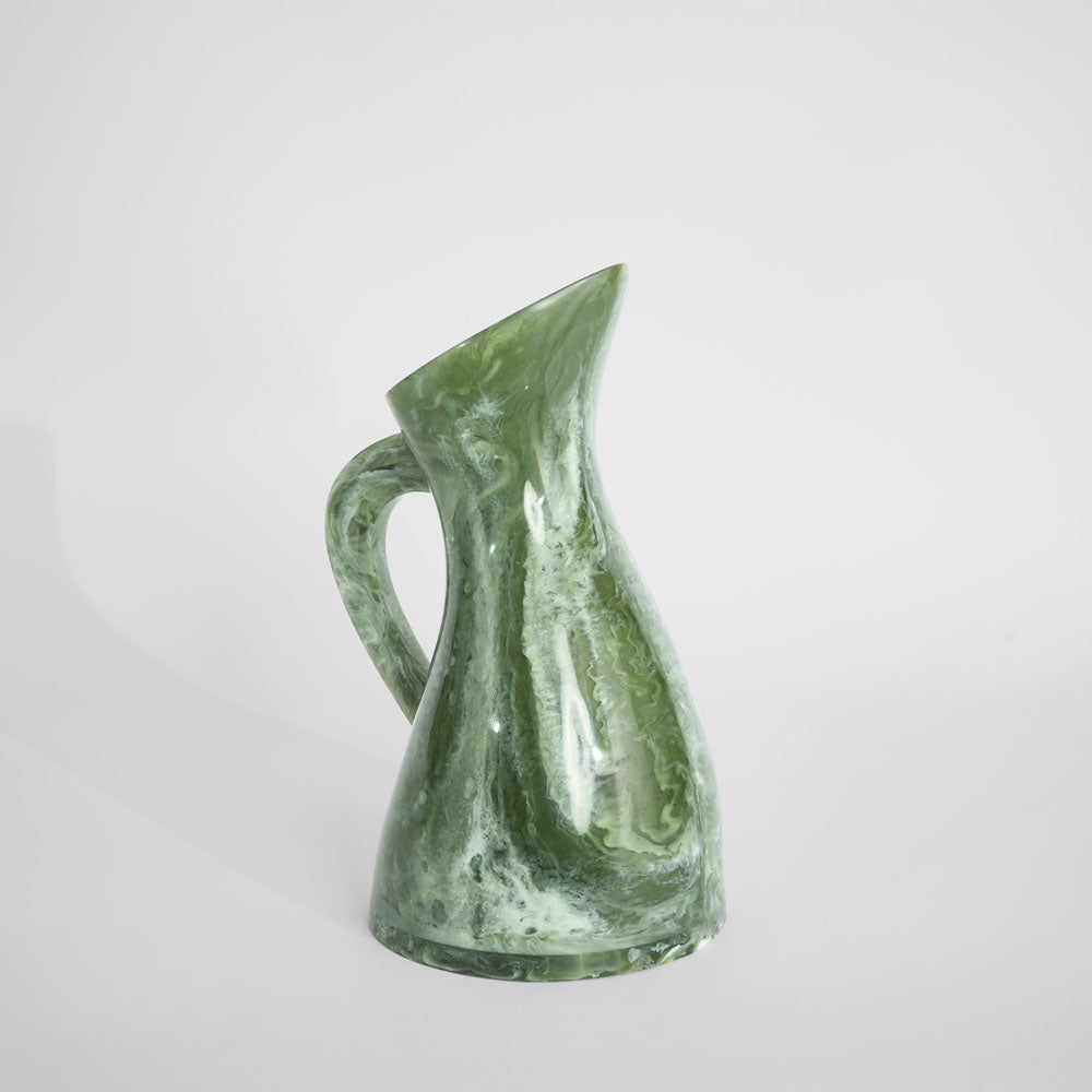 Fern Resin Jug Green Onyx