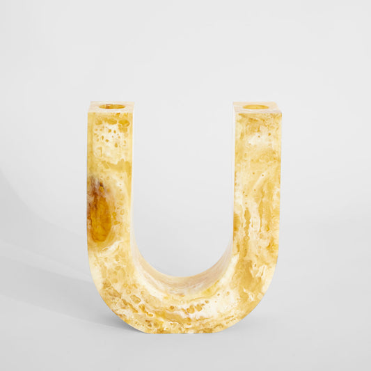 Dusk Resin Vase Umber