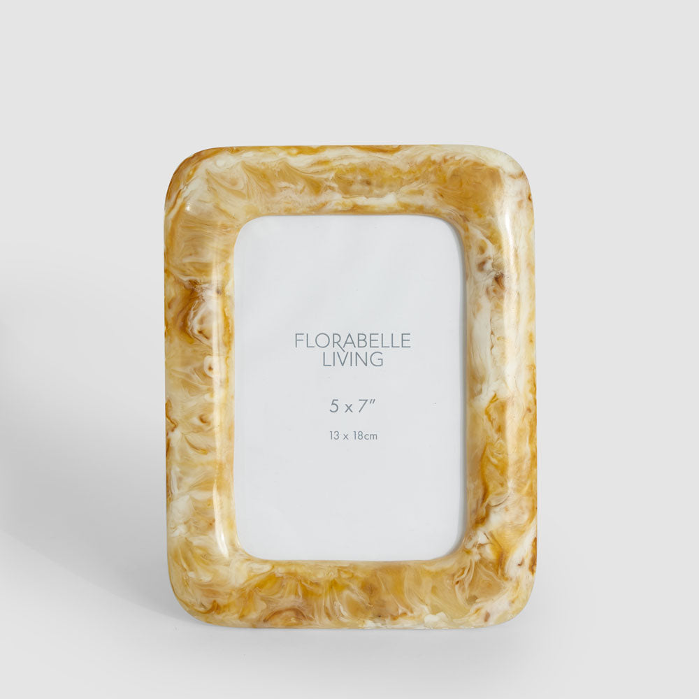 Dusk 5 x 7" Resin Photo Frame Umber