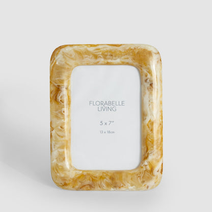 Dusk 5 x 7" Resin Photo Frame Umber