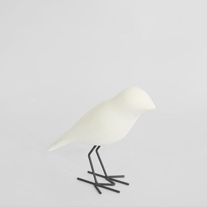 Starling Velvet Stone Bird White