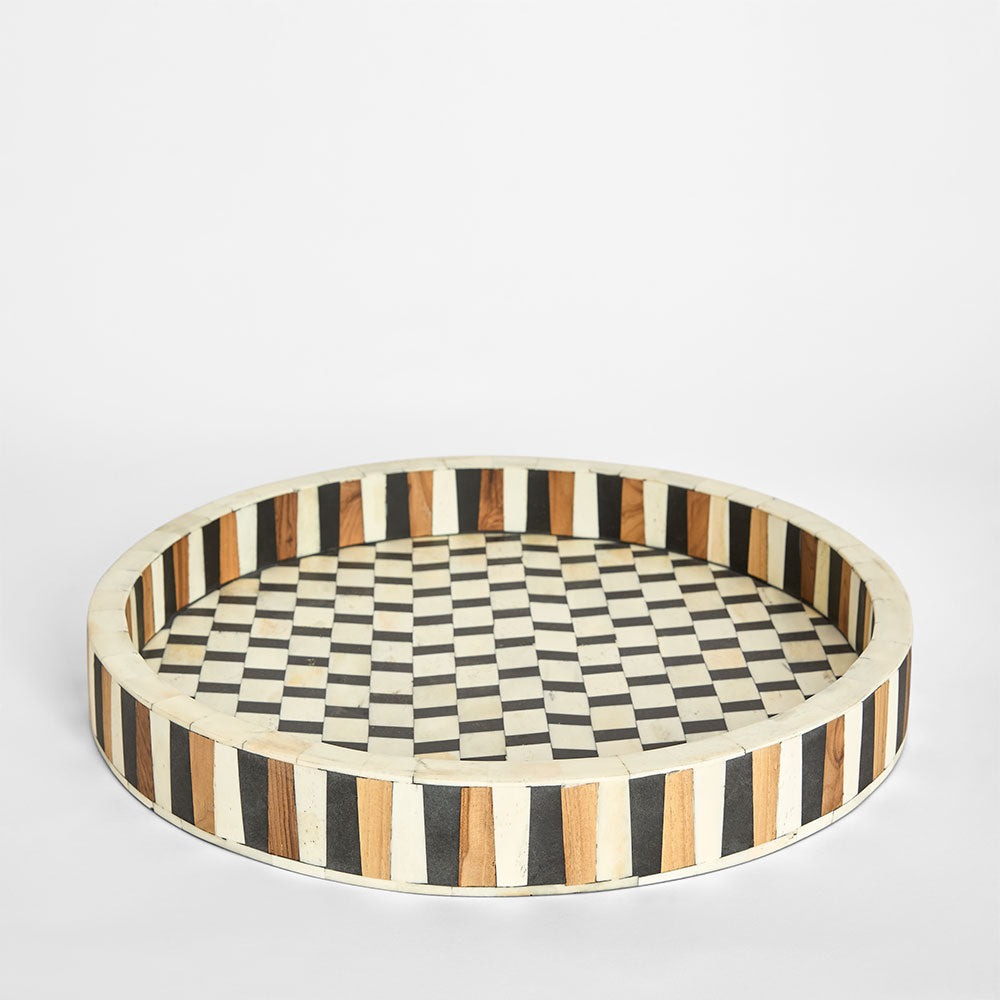 Nomi Bone Inlay Tray Multi