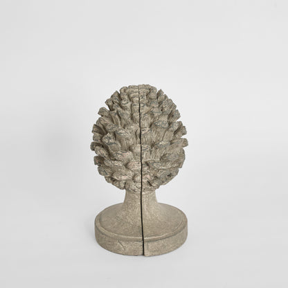 Acorn Bookend Pair Grey
