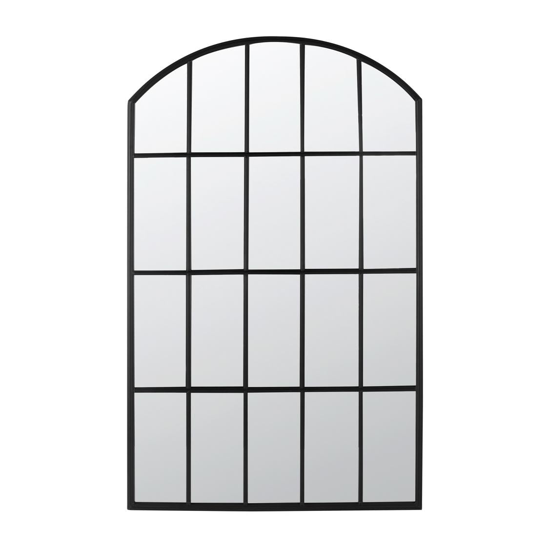 Bordeaux Outdoor Garden Mirror Black