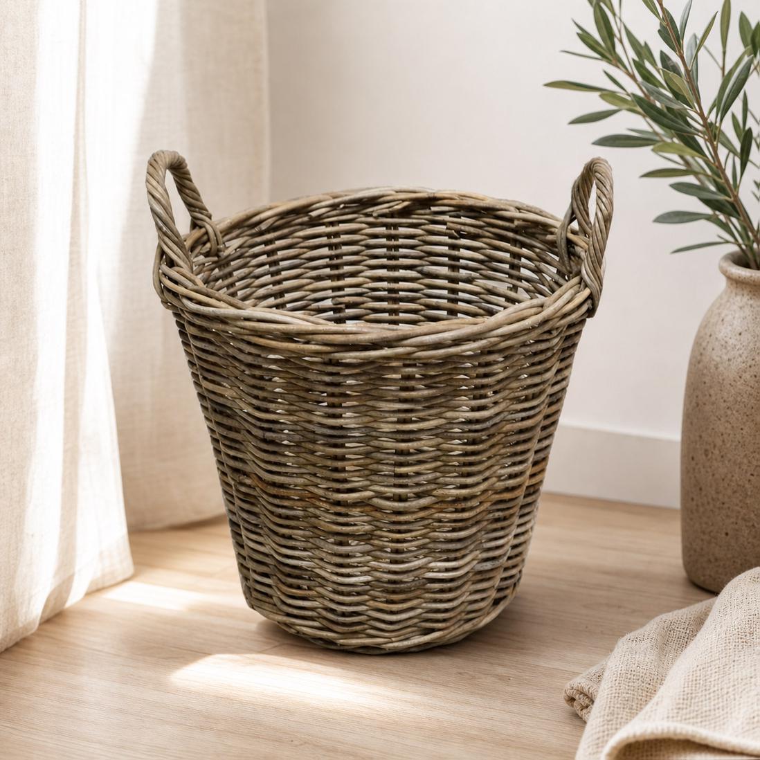 Banyu Rattan Basket Large Natural